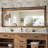 Brunilda Rustic Farmhouse Solid Wood Frame Accent Mirror Decorative Mirror-335926344-394652600