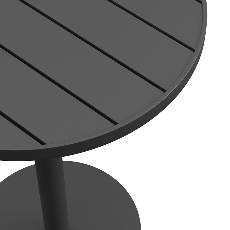 Table de bar ronde en aluminium Belwood