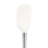 Tovolo Flex-Core Silicone Spoonula with Stainless Steel Handle for Cooking and Baking, White-95275020