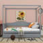 Lit de jour à 2 tiroirs Kalandra-2097137174