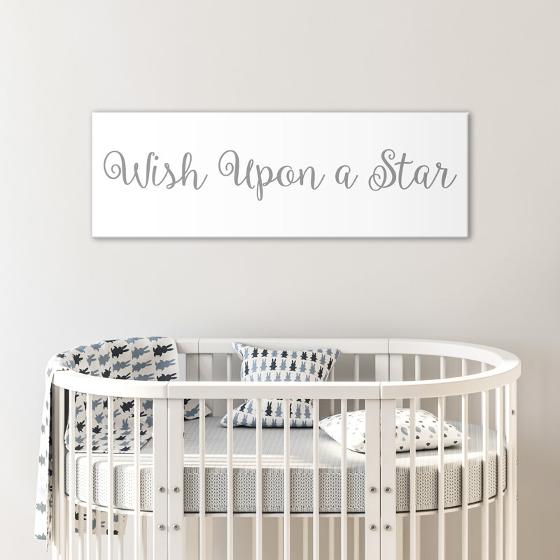Décoration murale Bruning, H 12 po x l 36 po x P 1,25 po, Toile tendue, Gris