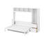 Grand lit escamotable avec placard et tiroirs-1858992099