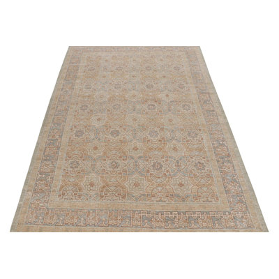 Hand Knotted Geometric Area Rug