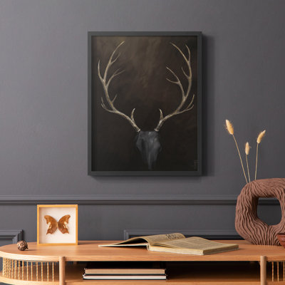 Buck Framed Print - Solid Wood