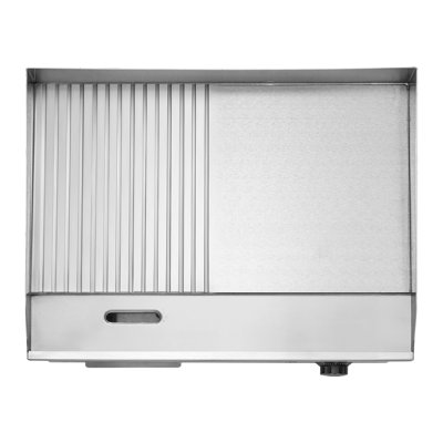 Plaque chauffante commerciale 1750W 21,06 x 11,81 pouces 122 - 570F à température réglable en acier inoxydable pour steak avec brosses et accessoires de nettoyage