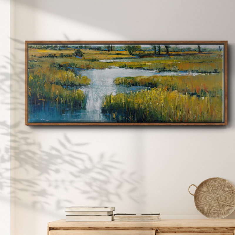 Marshland View III - Framed Canvas