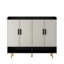 Range-chaussures 4 portes avec tablettes réglables pour garde-robe