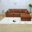 Chaise longue modulaire en L à compression pour la maison