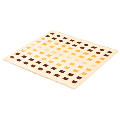 One-of-a-Kind 4'1" New Age Square Wool Area Rug in