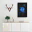 Trio of Blue Roses - Wrapped Canvas-56643443