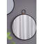Miroir de 24 po x 27 po à cadre noir - pièce décorative contemporaine pour le salon, la chambre à coucher, le vestibule, le vestibule, rehausse la pièce avec un mur d'entrée naturel réfléchissant de conception minimaliste moderne, réfléchit pour illuminer