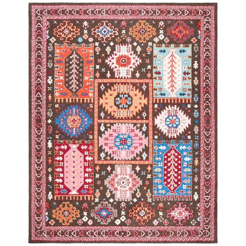 Spacek Hand Tufted Wool Rug, Rectangle 8' x 10'