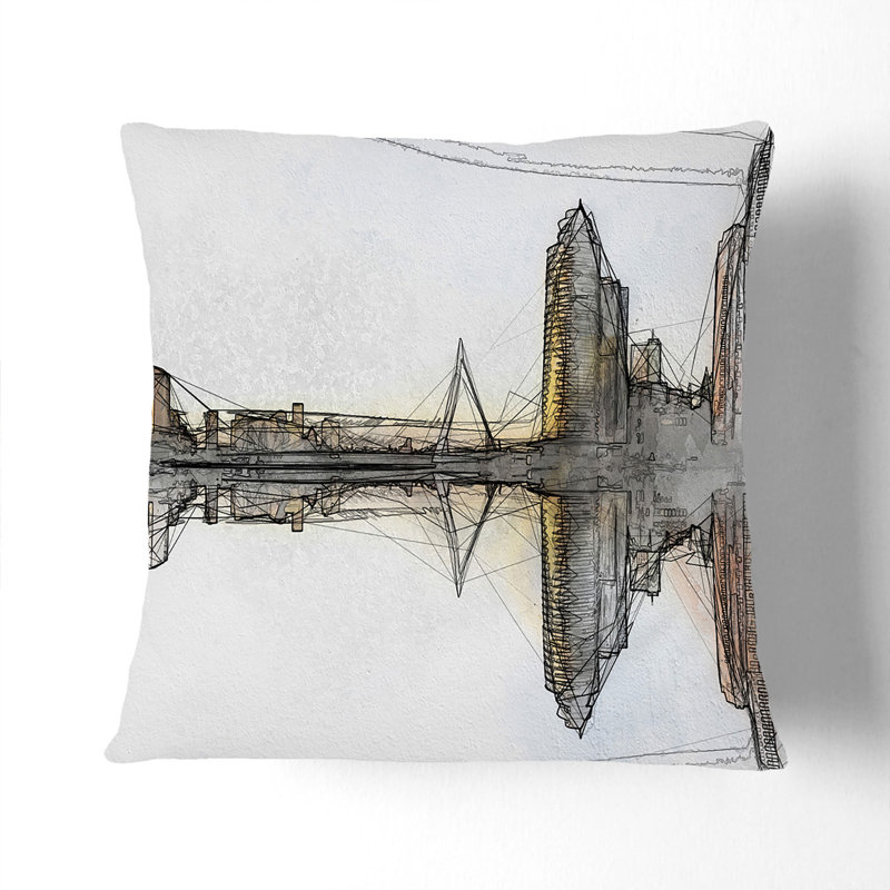 Square Cushion, 40cm H x 40cm W x 15cm D