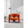 Aylia 35.8" Wide Super Soft Wide 3-Legs Upholstered Accent Chair