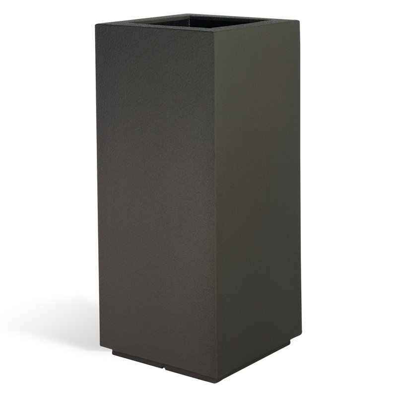 Kensington Tall Planter, Slate Gray