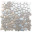Carreau de mosaïque en métal 12 po x 12 po