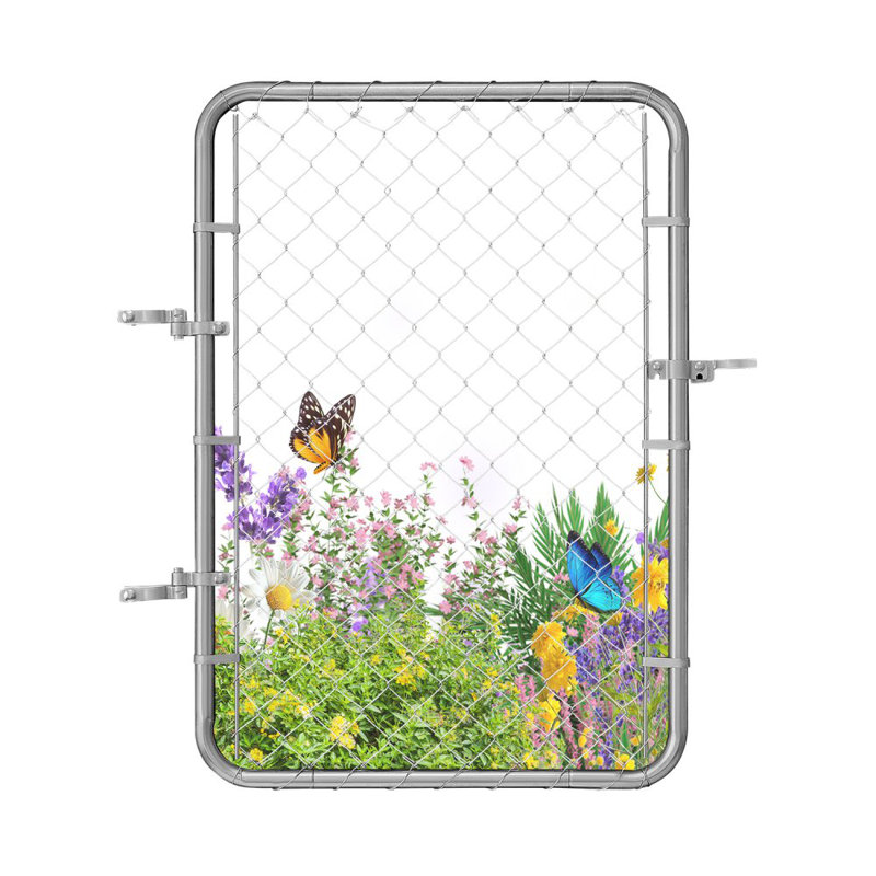 Barrière de clôture à chaînette 2 à 6 pi x 4 pi