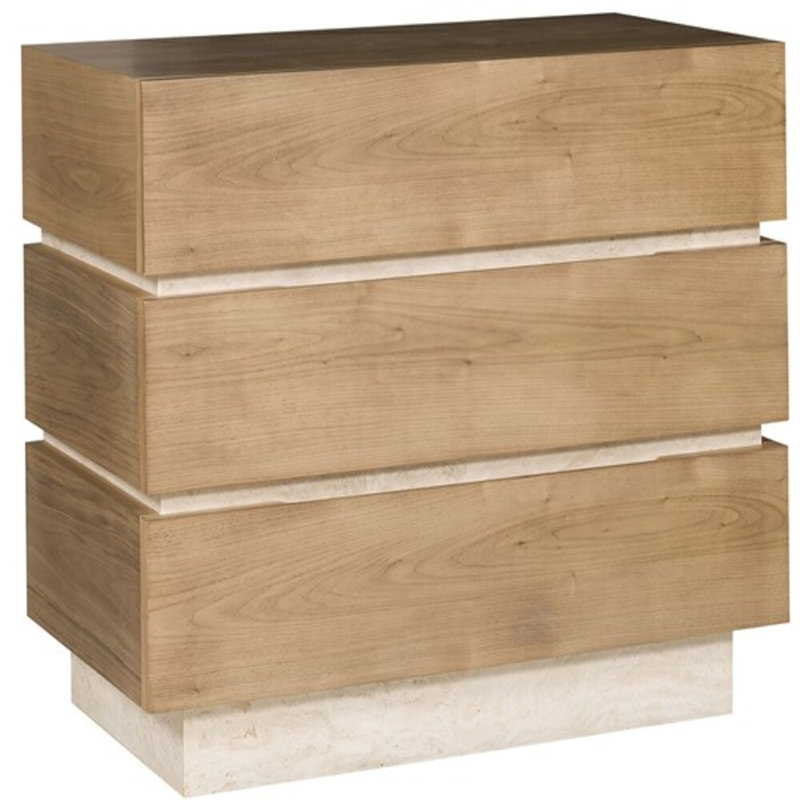 Edge 3 - Drawer Solid Wood Nightstand
