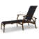 Askar Outdoor Rust-Resistant Metal Chaise Lounge