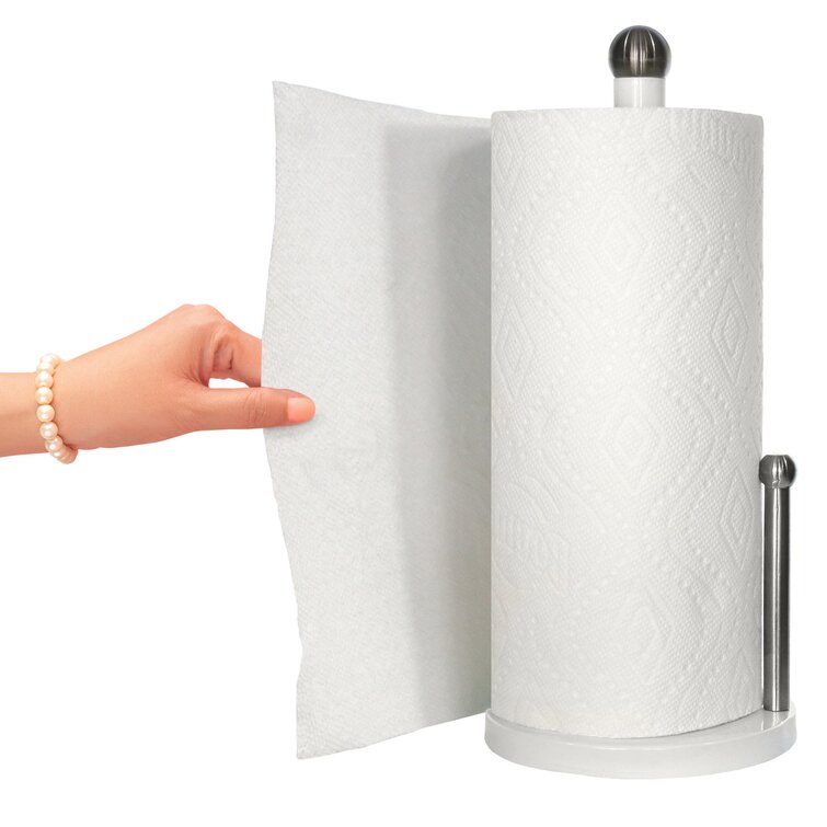 Red Barrel Studio® Stainless Steel Free-Standing Paper Towel Holder