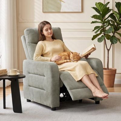 Power Recliner Chair  Electric Recliner Green