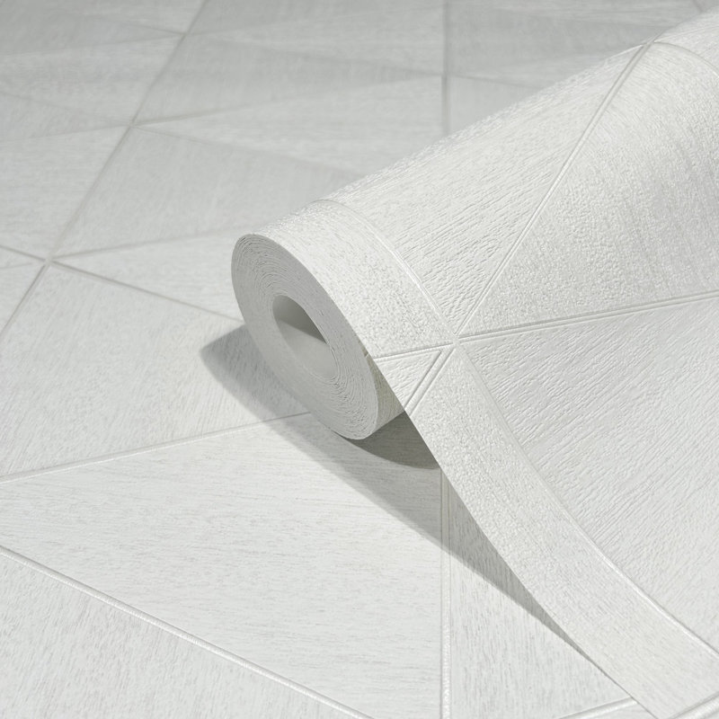 33cmm x 33cm Matte Wallpaper Roll, White