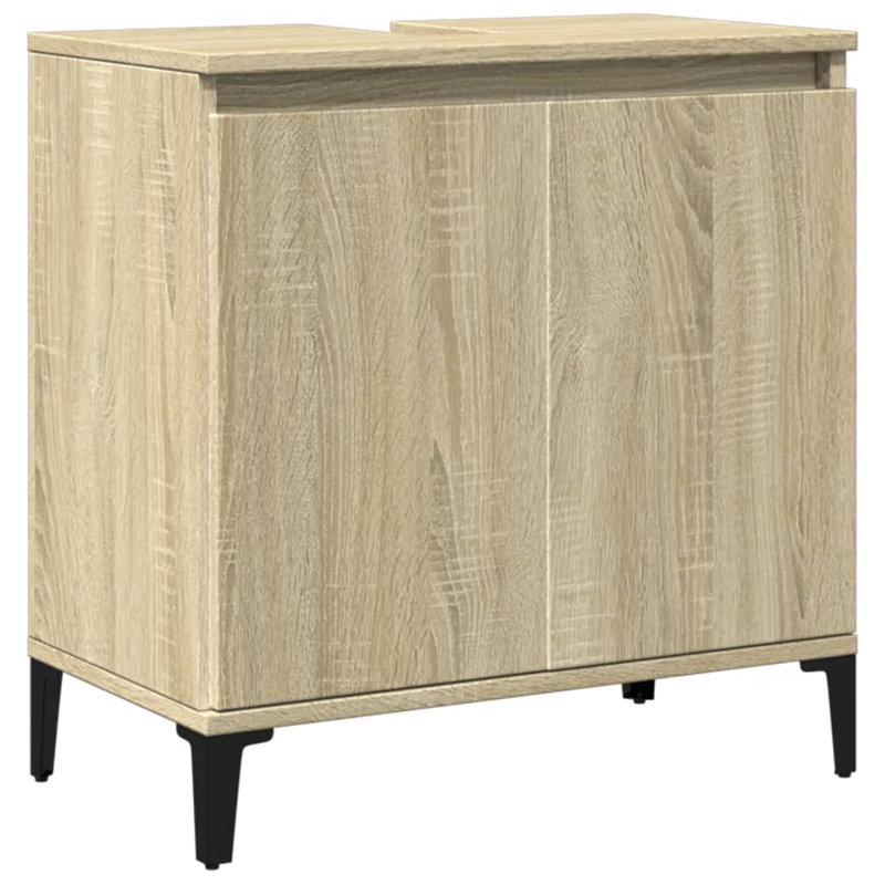 Rufaidah 58cm Single Bathroom Vanity Base Only, Sonoma Oak
