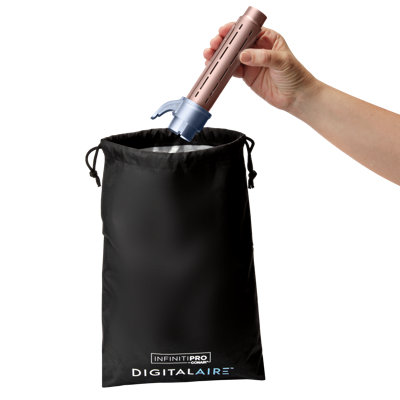 Infinitipro By Conair Digitalaire  Wet-to-dry Styling Wand With Multiple Attachments & Storage Bag
