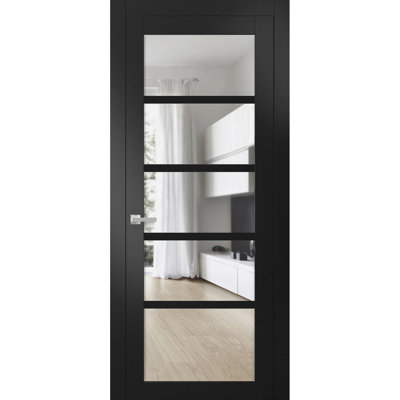 Porte standard en bois massif Quadro