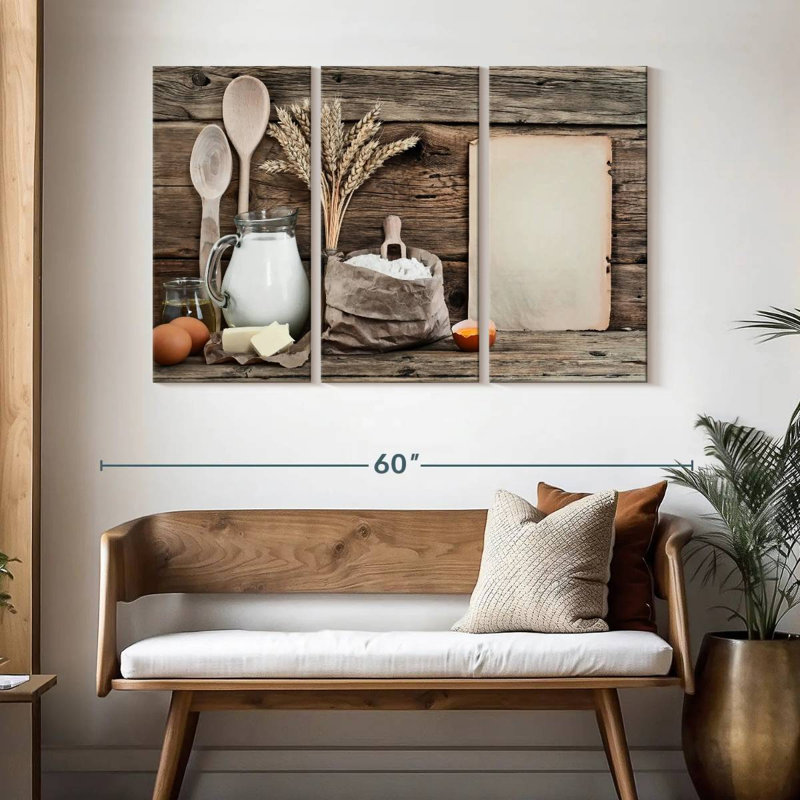 Senne Rustic Baking, 32" H x 50" W