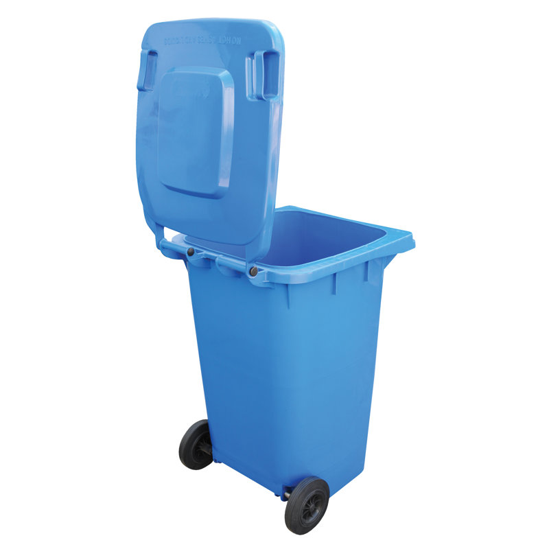 Poubelle, 64 gallons, H 40 po x l 23,5 po x 28,5 po, clair