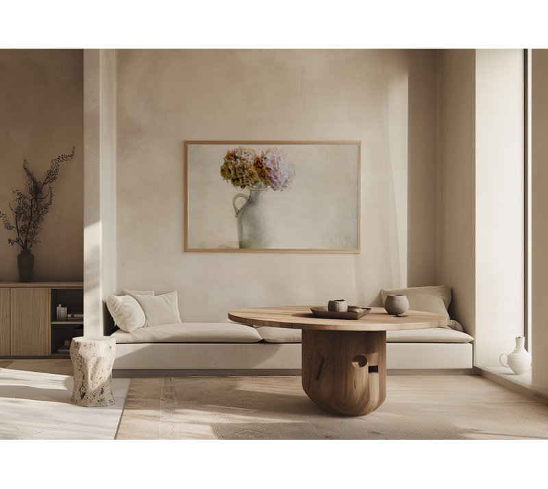 «Dry bouquet», art mural texturé encadré, H 10 po x l 14 po, Noir