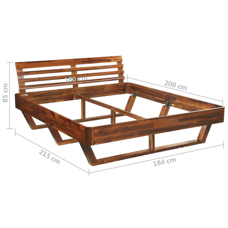 Brosnan Solid Wood Bed, Super King (6')