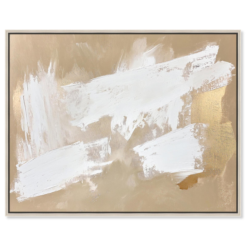 «Red réduit to form II», art sophistiqué par , Cadre argenté, H 21 po x l 25 po
