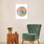 Flurin Disco Ball IV sur toile-450727795