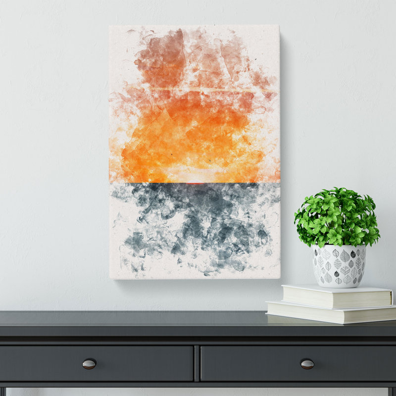 Sunrise Horizon - Wrapped Canvas Painting, 76cm H x 50cm W x 3cm D