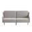 Upholstered Split Back Futon Sofa With Curved Arms And Solid Wood Legs-88754076