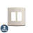 Franklin Brass Soft Arch 2-Gang Oversized Decorator/Rocker Wall Plate-100753385