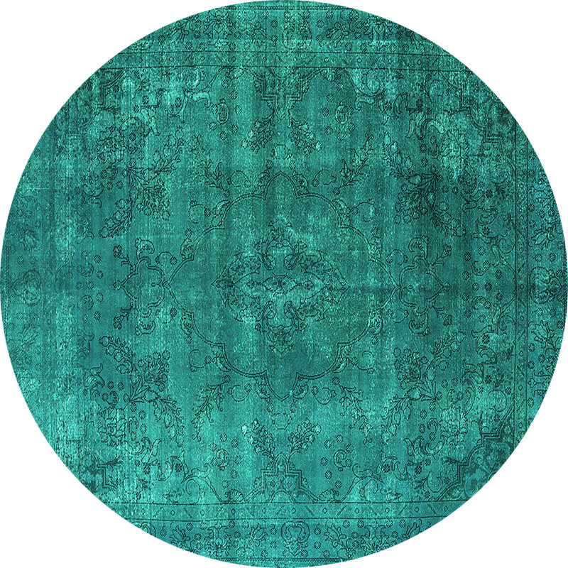 Marpet Performance Oriental Indoor Rug, Round 8'