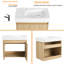 Meuble-lavabo simple 24 po avec plateau en résine-1665296917