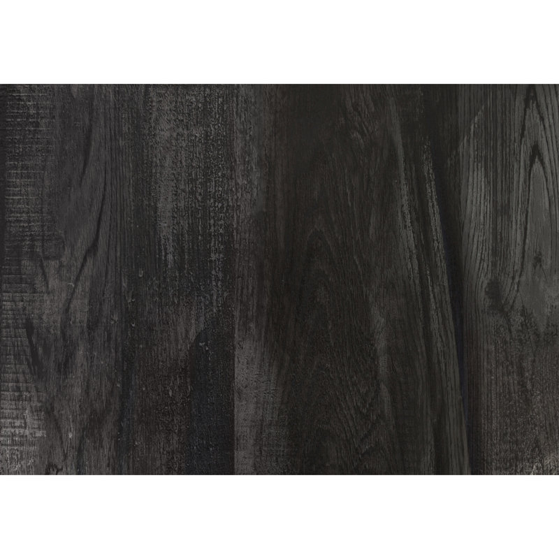Table d'appoint en stratifié noir pour chambre à coucher - Style contemporain pour salon moderne