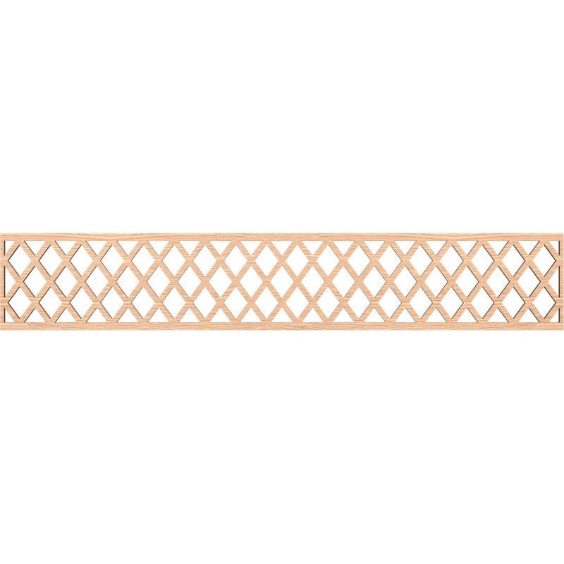 Moulure Manchester Fruster, Chêne rouge, H 8 po x l 46,625 po x P 0,25 po