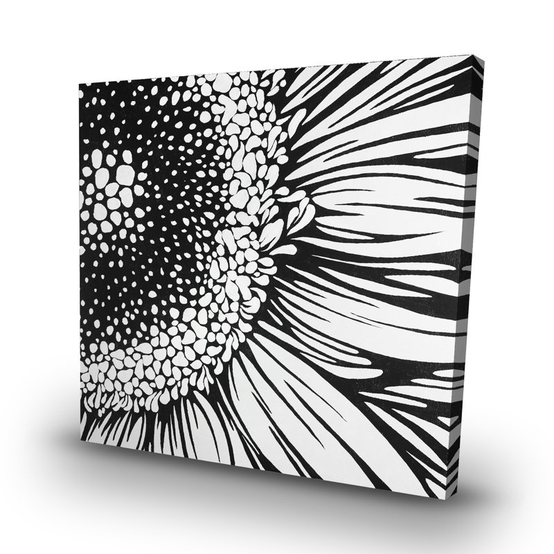 Gerbera flower - 32"x32" art on canvas