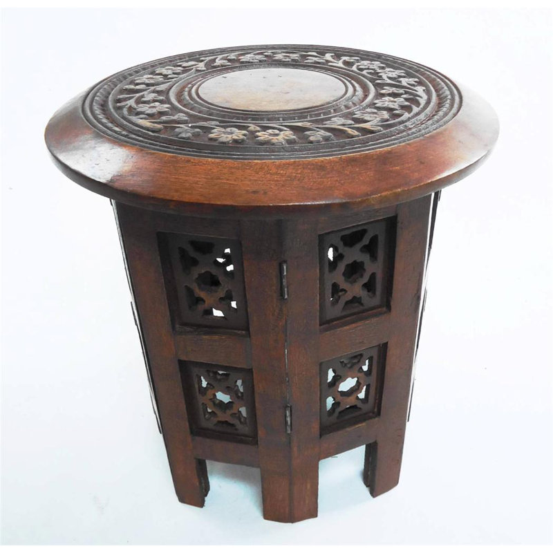 Abbeyville Frame End Table, Natural, 30cm H x 30cm W x 30cm D