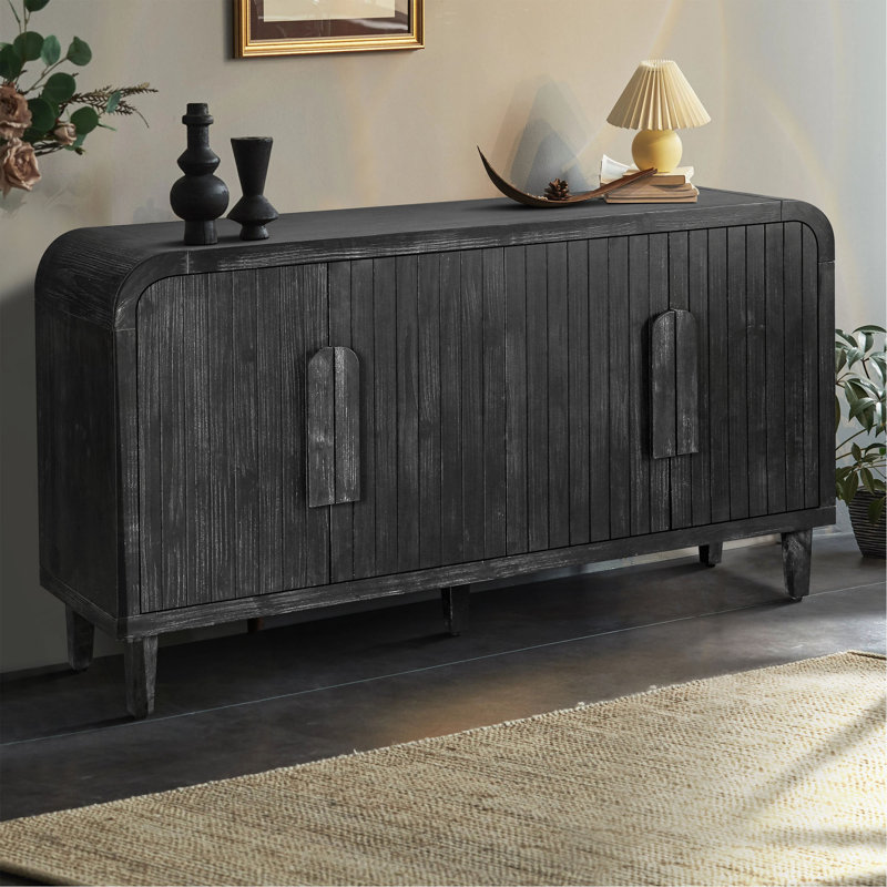 Buffet 59 po 59 po Farmhouse, Noir antique