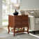 Evars Traditional 3-Drawer Fully Assembled Nightstand with Hidden Drawer and Built-In Power Outlet 