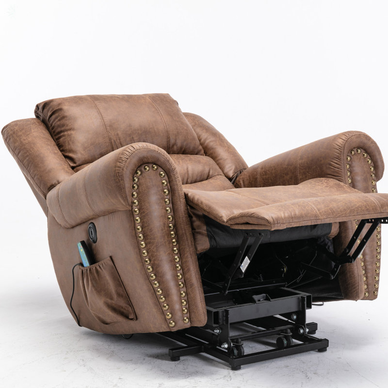 Fauteuils électriques en cuir synthétique Assage And Respirant