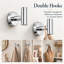 Ensemble de quincaillerie de salle de bain décorative 6 pièces Kins Chorme-128582450
