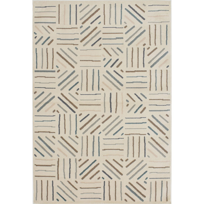 Khem Geometric Indoor Rug, Rectangle 8' x 10'
