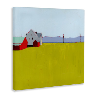 «Farmhouse & Shed Landscape Canvas», conception par Ruth LaGue